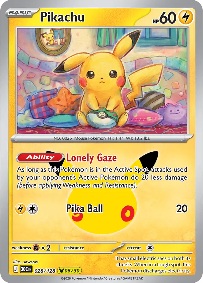 30th Celebration Pikachu 028 of 128