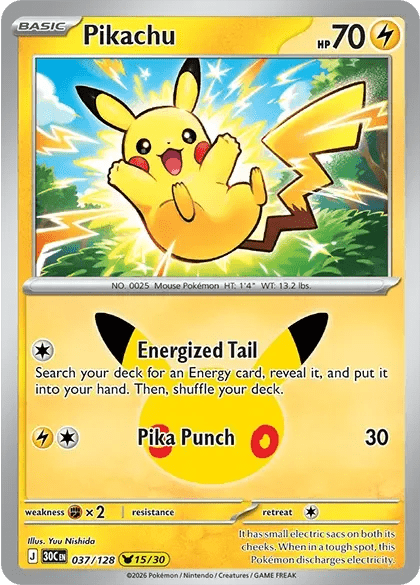 30th Celebration Pikachu 037 of 128