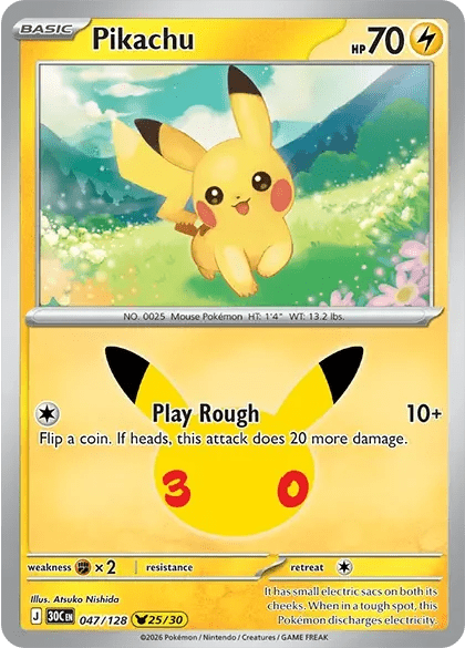 30th Celebration Pikachu 047 of 128
