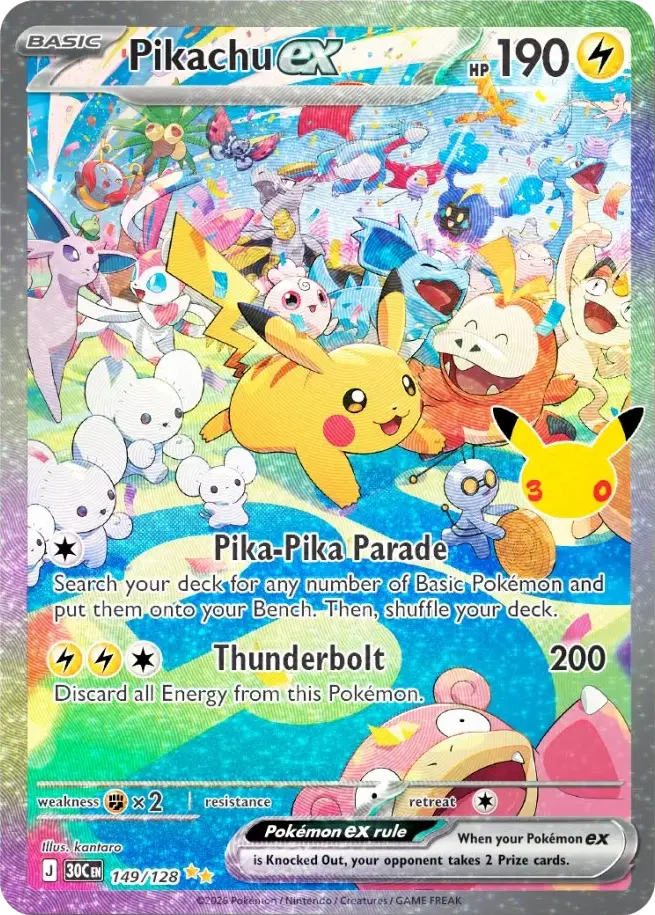 Pikachu ex 149/128 · Day SIR